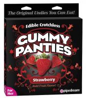 Bachelorette Party Strawberry Crotchless Edible Gummy Panties